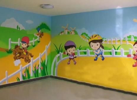 南宁幼儿园墙体彩绘制作流程及注意事项