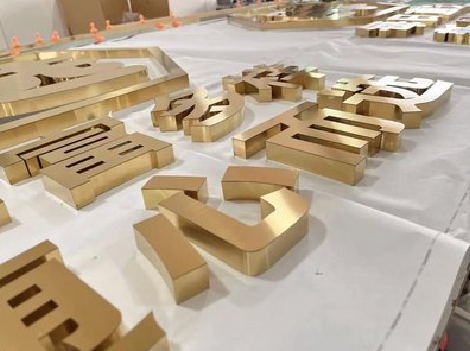 南宁拉丝不锈钢字的特点。