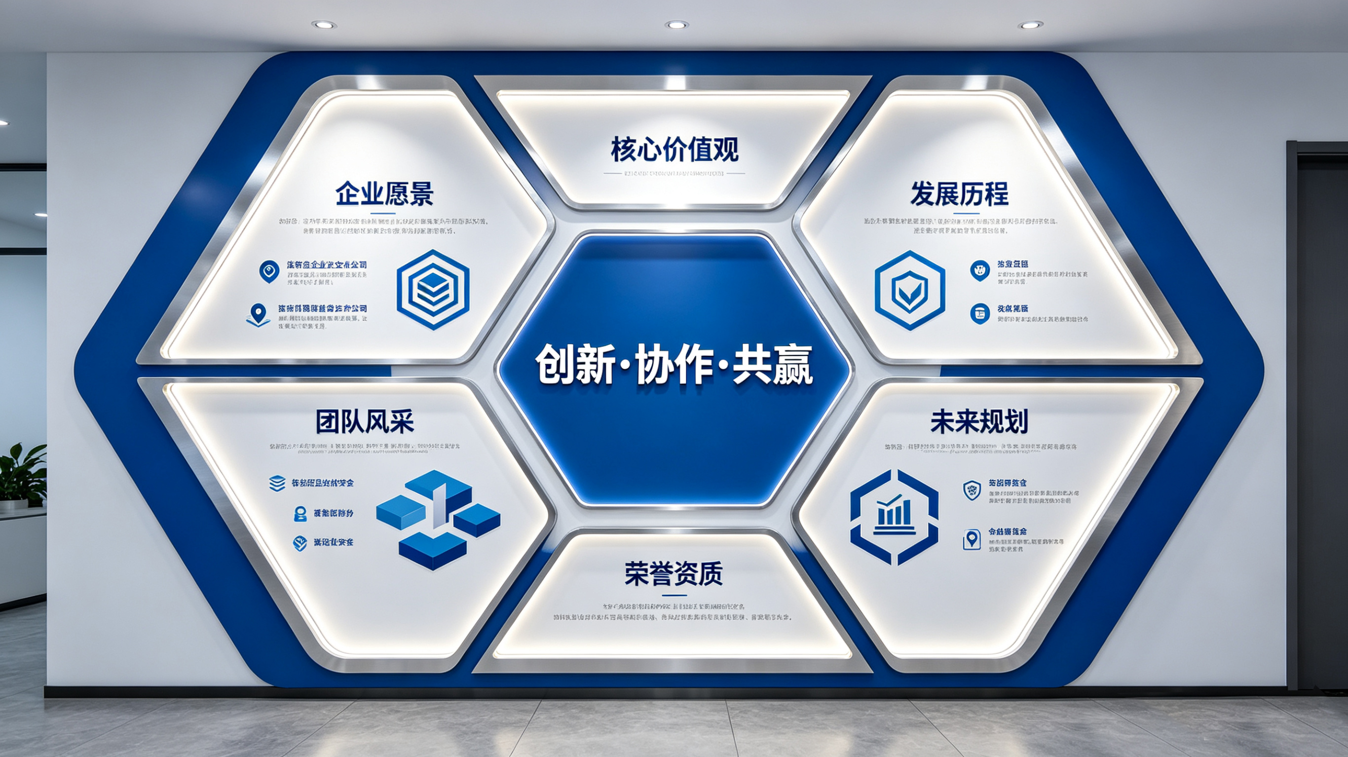 南宁企业文化墙六边形避坑指南（新手常犯5个错误）